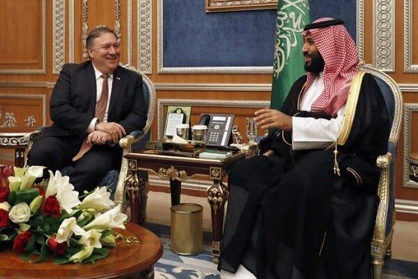 مایک پمپئو با ولیعهد عربستان دیدار کرد مایک پمپئو با ولیعهد عربستان ملاقات کرد