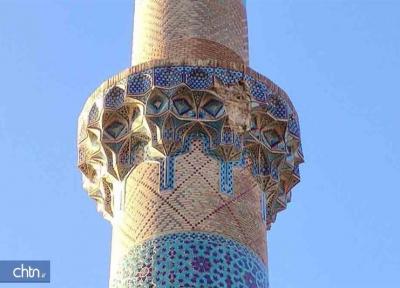 مرمت مناره مجموعه تاریخی مسجد جامع نطنز