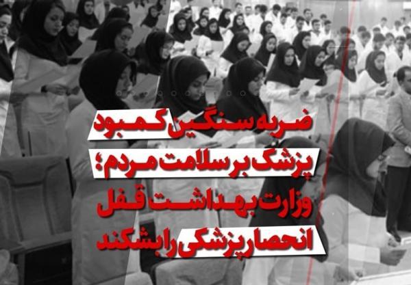 فیلم، ضربه سنگین کمبود پزشک بر سلامت مردم؛ وزارت بهداشت فیلم، ضربه سنگین کمبود پزشک بر سلامت مردم؛ وزارت بهداشت قفل انحصار پزشکی را بشکند