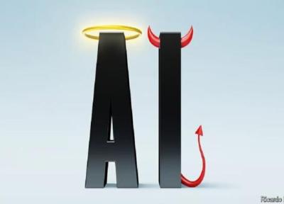 نشریه اکونومیست طرح جلد خود را به هوش مصنوعی اختصاص داد؛ فرشته یا شیطان؟!
